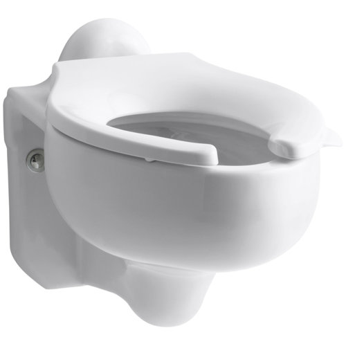Kohler Sifton WaterGuard WallHung Toilet with Rear Spud and Lustra